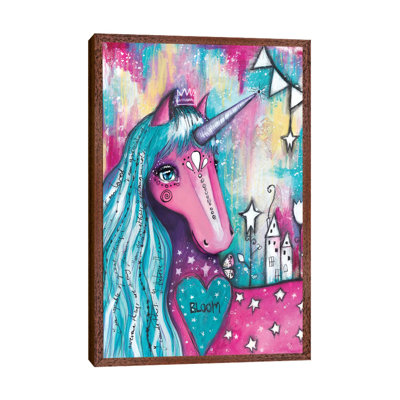Unicorn Love 1 Piece Wall Art on Canvas