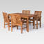 Ensemble de salle à manger rectangulaire pour 4 personnes 60 po Alfonsi-1885047591