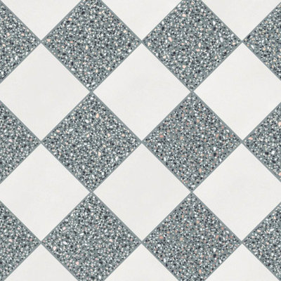 Carreau de sol en porcelaine mate 24 po x 24 po Terrazzo 2.0