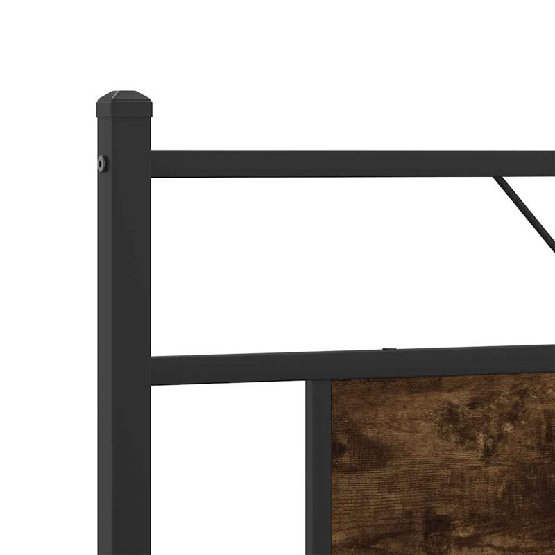 Bed, European Kingsize (160 x 200cm), Smoked Oak