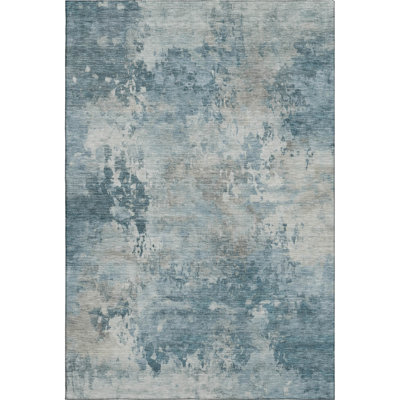 Premium Machine Washable Mayfield AMF2073 Abstract Rug