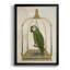 Perroquet vert sur balançoire, impression sur papier-1227650484-1227650486