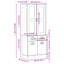 Aleemah Display Cabinet-2069749488