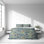 Polyester Animal Print and Floral Duvet Cover Set