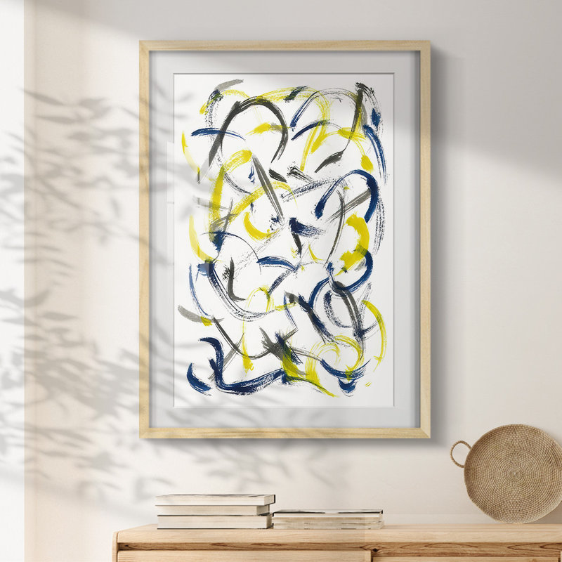 The Appearance of Wind I -Framed Print, Natural, 28.5" H x 20.5" W