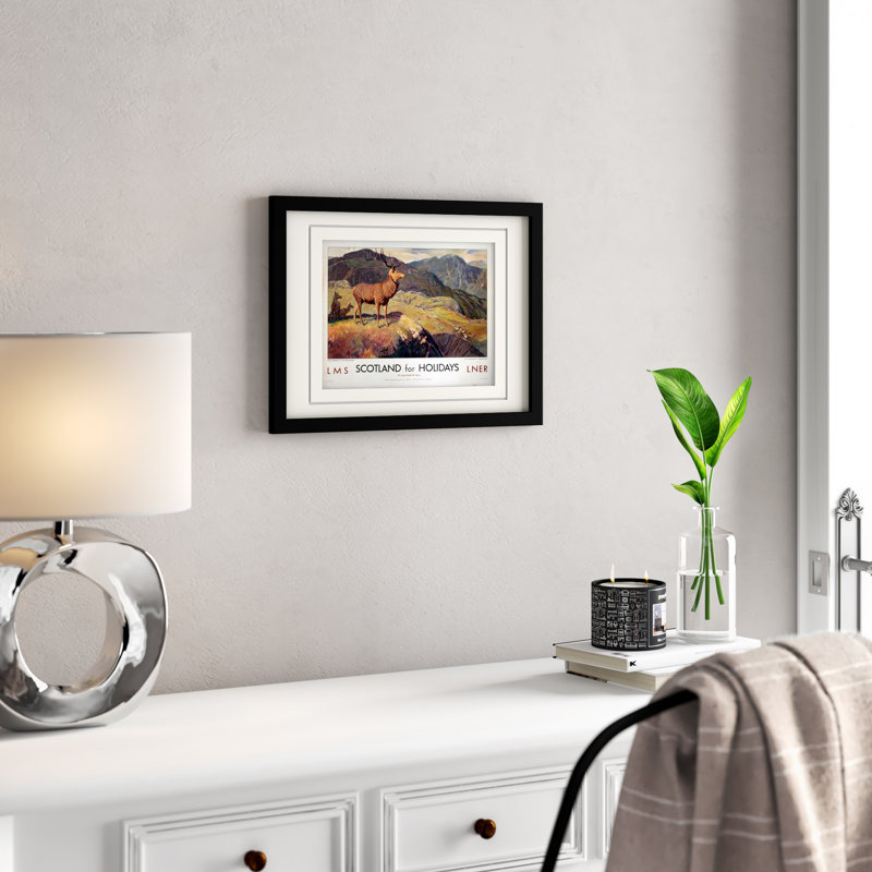 Print, 30cm H x 40cm W, Black Frame, Yellow