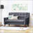 Greenmont 31.5" Square Arm Loveseat Convertible Sofa Small Love Seat Modern Sofa-129888066