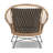 Ponza Indoor / Outdoor Handwoven All-Weather Wicker Lounge Chair