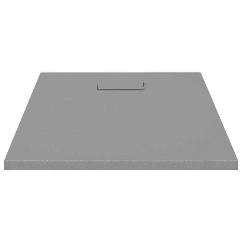 Bac de douche VidaXL, gris