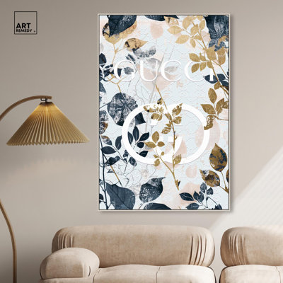 Indigo Blue Fantasy Canvas Fashion Art by Art Remedy