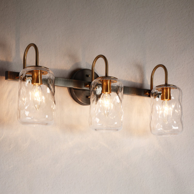 Éclairage de salle de bain à 3 lumières à intensité variable Bergeson, 3