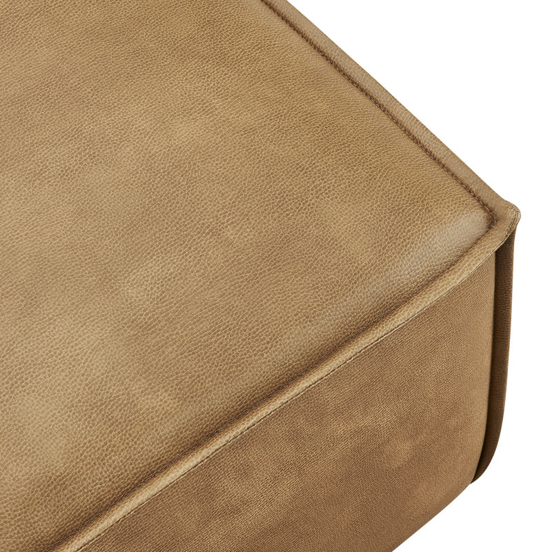 Repose-pieds modulaire en cuir Restore, Grillé