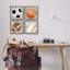 Diverses balles de sport rustiques, ensemble de 4 giclées encadrées par Kim Allen-96160216-96160217