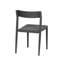 Chaise d'appoint Rosier en gris - ensemble de 2