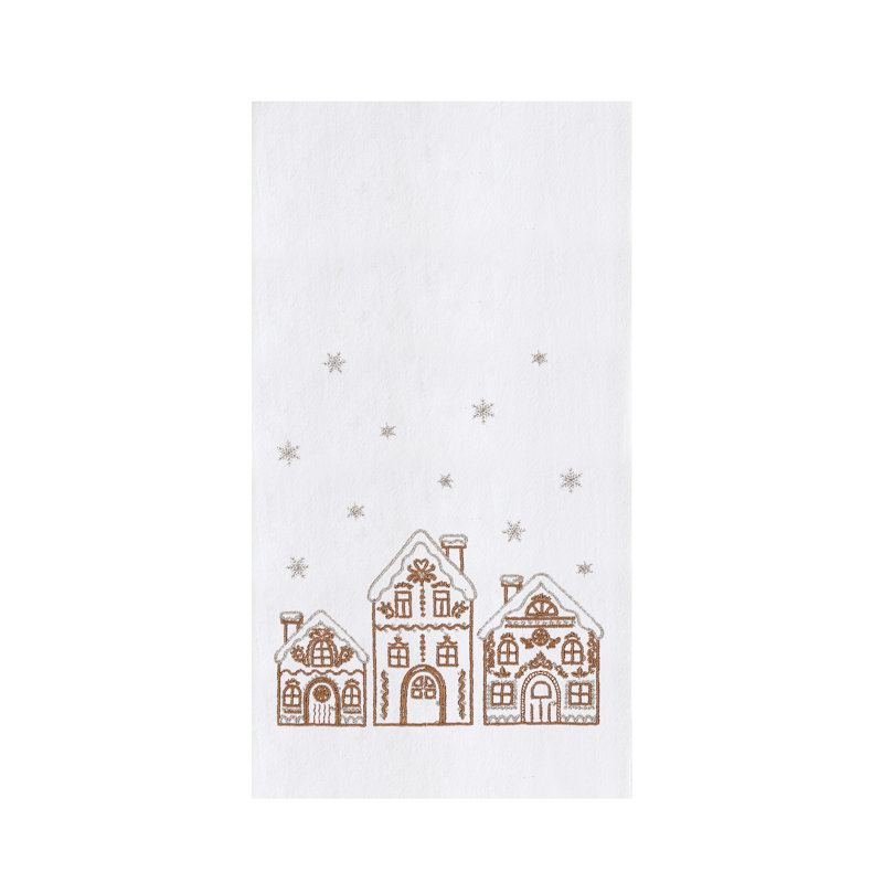 Serviette de Noël Gingerbread Village Wonderland