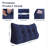 Sit-up Back Comfort Corduroy Bed Headboard Wedge Reading Pillow Triangular Backrest-99222256-99222259