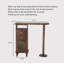 Table de bar style français