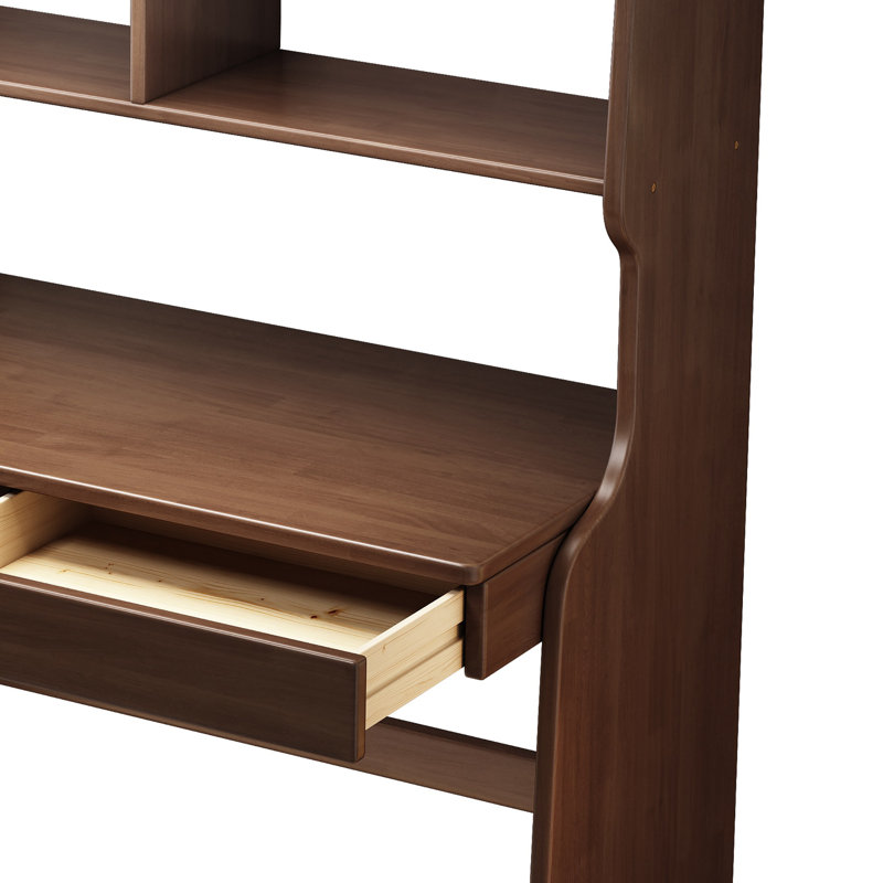 Table d'ordinateur Gribble 51,2 po, Brun