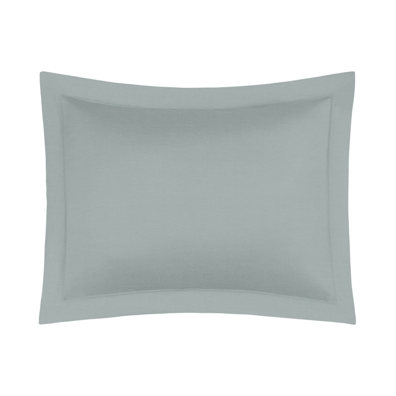 Provenza Solid Color 100% Linen Sham, Standard, Light Natural