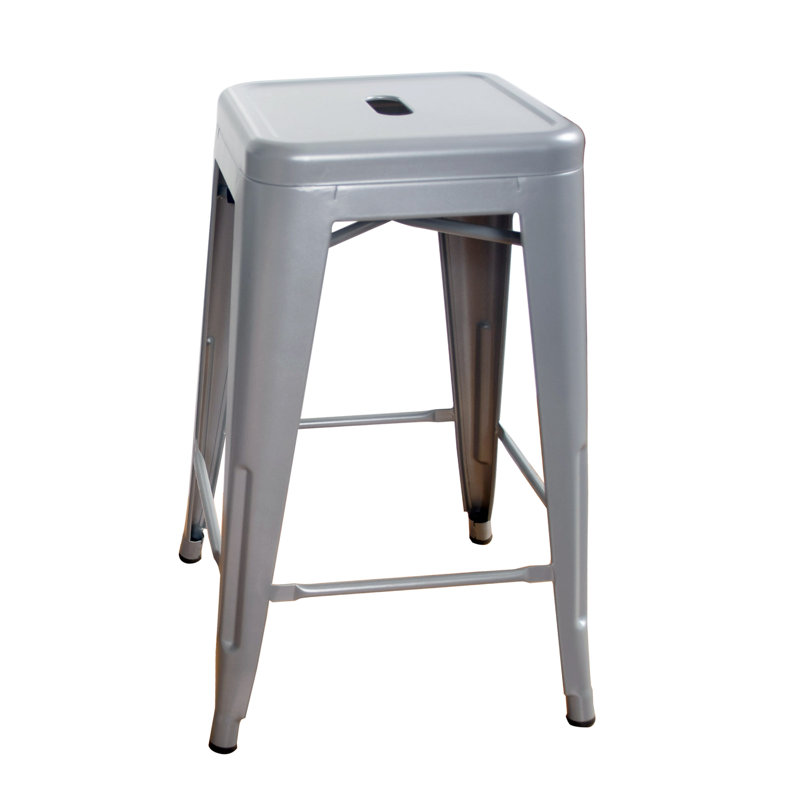 Tabouret bar et de comptoir Itzia, Tabouret de comptoir (assise de 24 po de hauteur), Noir, 40
