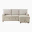 Canapé-lit modulaire 2 pièces avec rangement Corburn-22337489