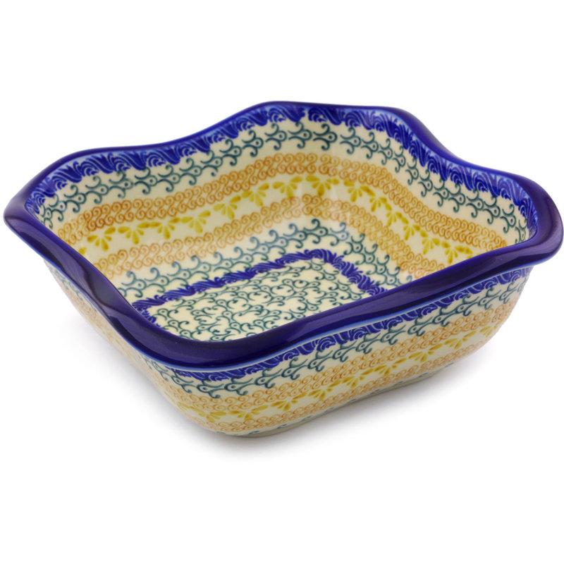 Polmedia Autumn Swirls Serving Bowl