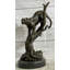 Grande sculpture de lion de montagne africain Makela