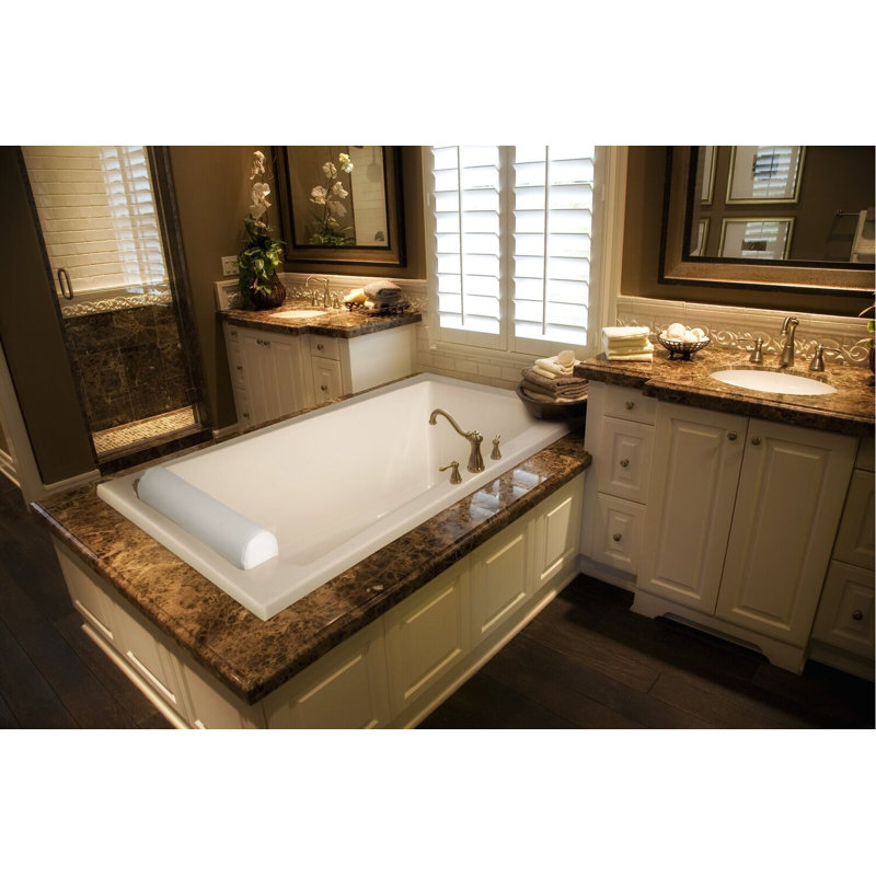 Regal 71'' L Bathtub, White, Polished Brass