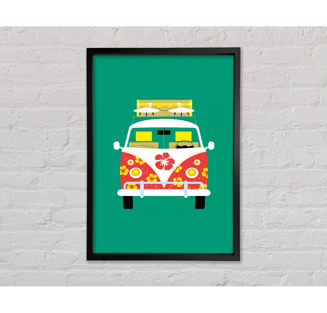 VW Camper Van Holiday Time - Drucken