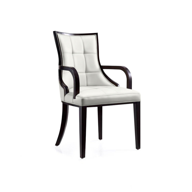 Upholstered Solid Wood Arm chair