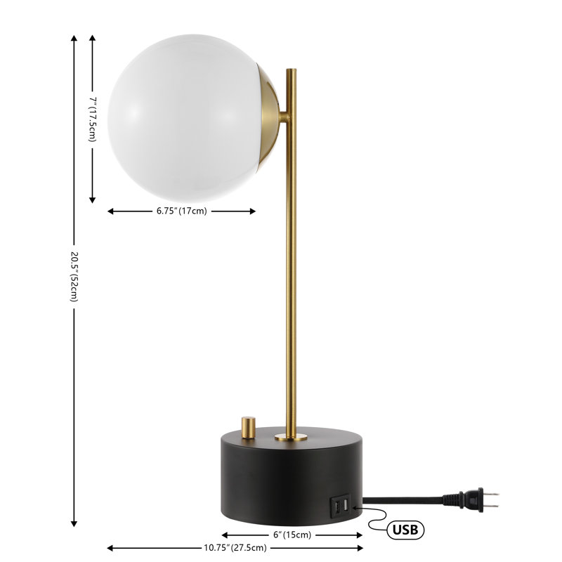 Lampe USB en métal Dalisha