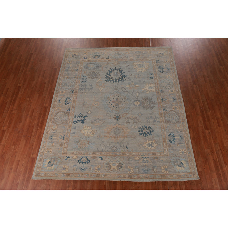 Vegetable Dye Oushak Turkish Area Rug 8x10