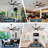 72" Large Ceiling Fan With Light, Dual Finish 8 Blades, Remote Dimmable Timer