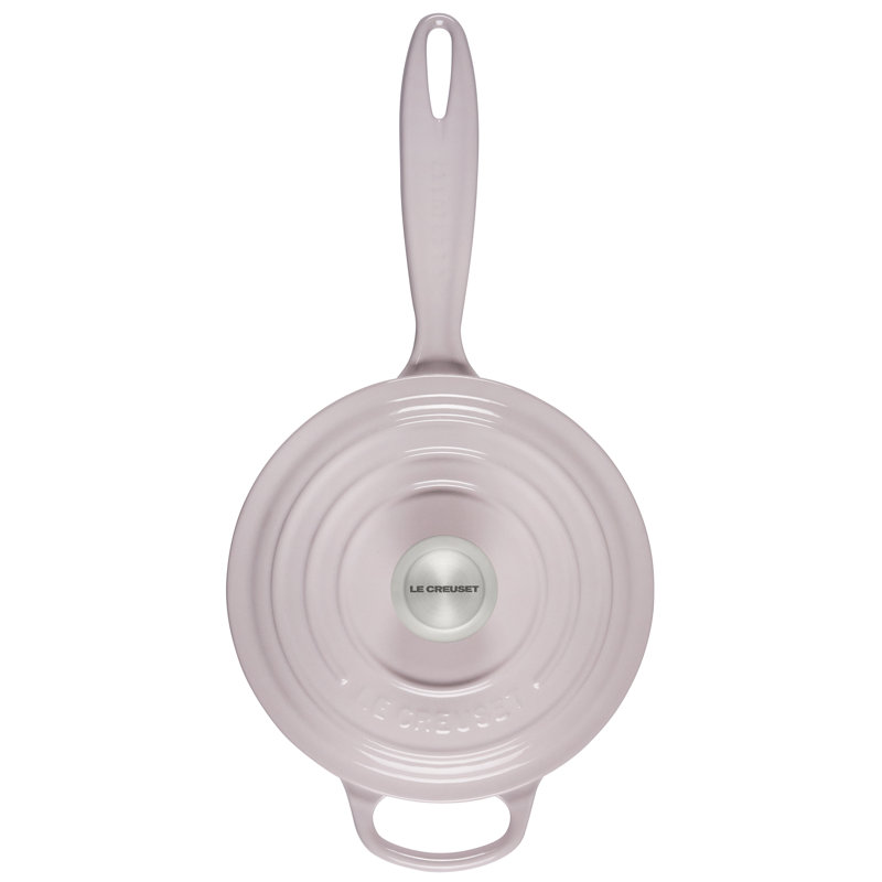 Le Creuset Enameled Cast Iron Saucepan with Lid, Shallot, 2.25 qt.