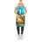 No Pattern Bib Apron