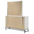 Clodomiro 6-drawer Dresser with Mirror White