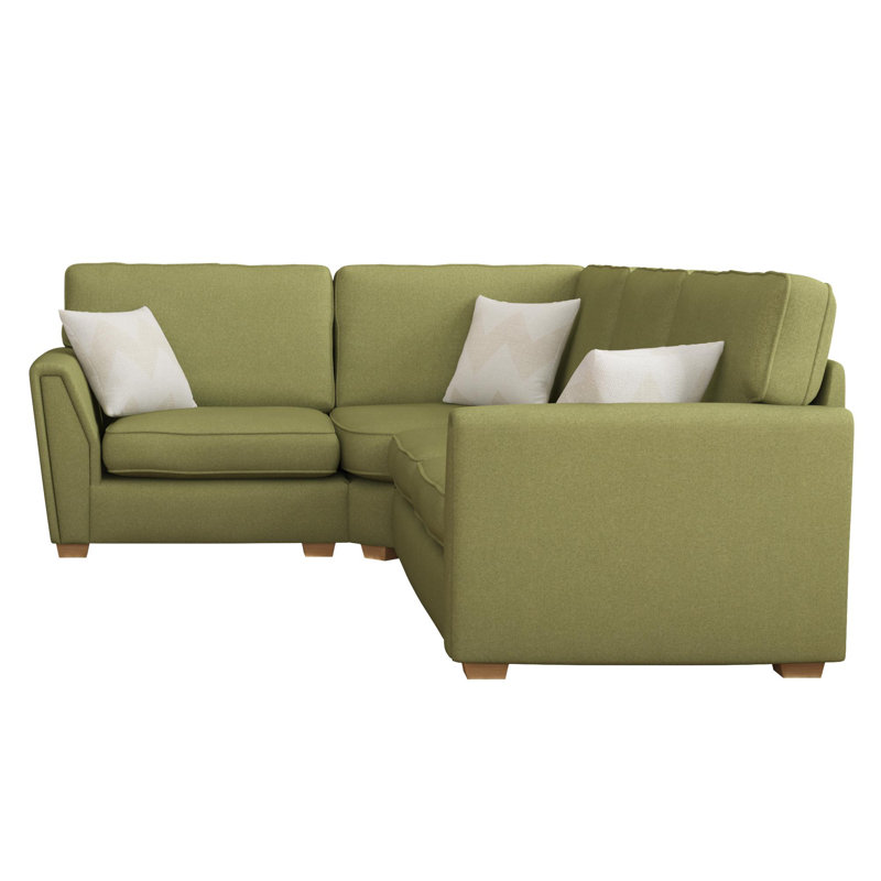 Wendleberry Corner with two seats, Fixed Back, Right Hand Facing, Granite Polyester