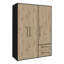 Mijah 3 Door Manufactured Wood Wardrobe-885656498