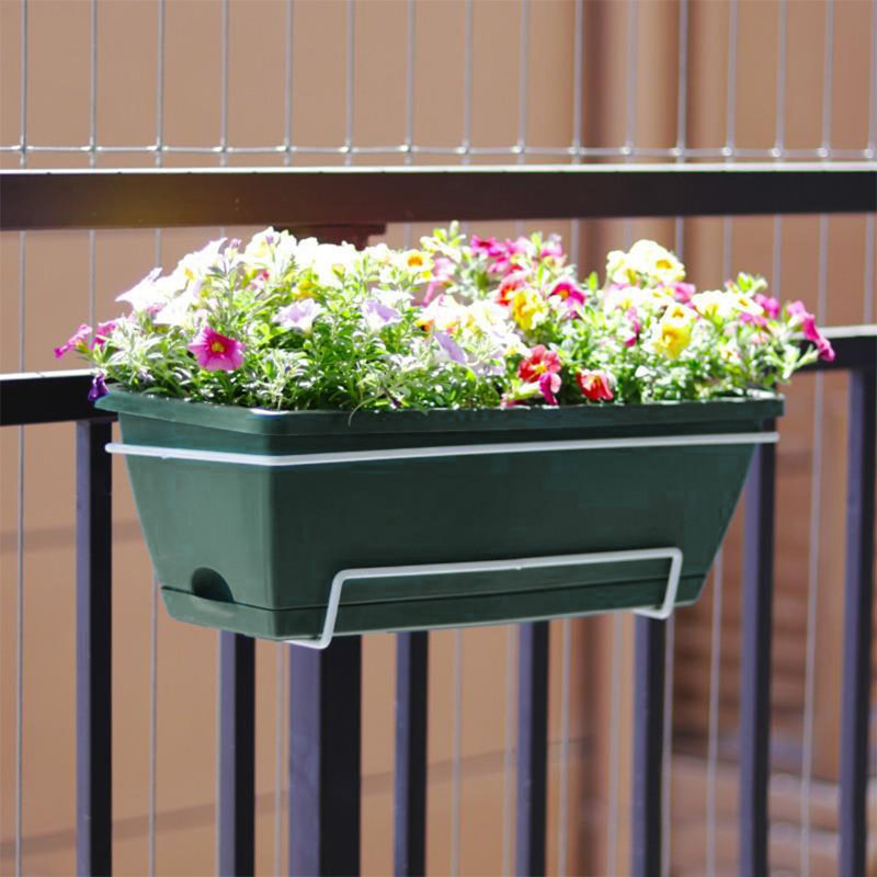 Cachepot, 15.7cm H x 49.5cm W x 19cm D, Green