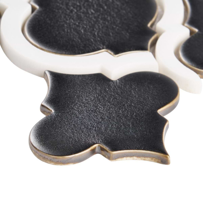 Nabi Arabesque Marble And Tile, Gunmetal Gray