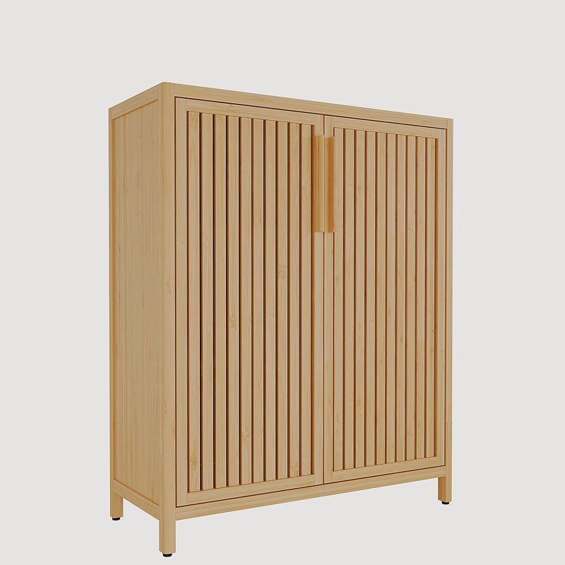 42 inch large capacity storage cabinet, which can be used as a shoe cabinet bathroom cabinet