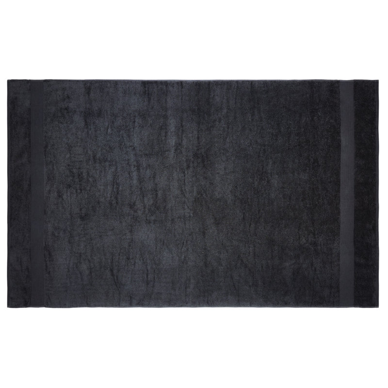 Ensemble de serviettes de bain 100% coton 4 pièces Evteka, Noir, Bath Towels - 4 Pack