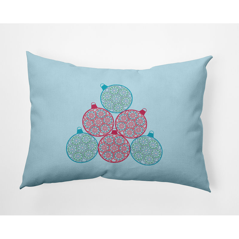 Reversible Throw Pillow, 14" x 20", Rectangular