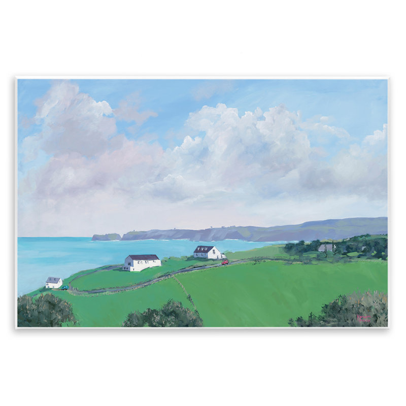 "Coastal Farm House", art mural par Meredith Howse, H 10 po x l 15 po
