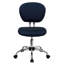 Chaise de bureau pivotante rembourrée à dossier moyen en maillage Wayfair Basics®-151915382-151915372