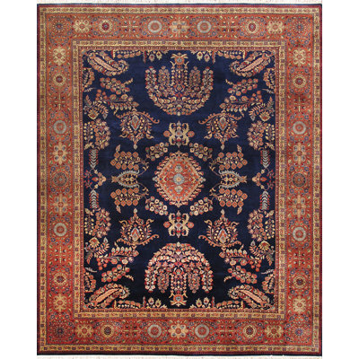 Azerbaijan Hand Knotted Wool Oriental Area Rug