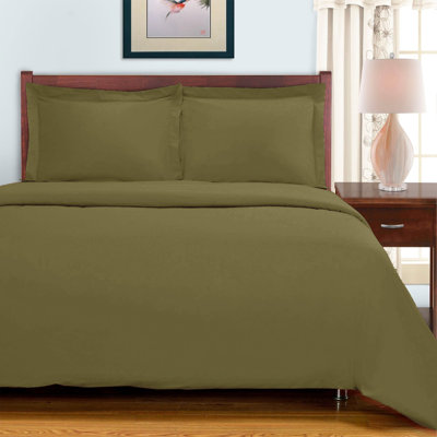 Ensemble de housse de couette en coton avec taies décoratives en coton de couleur rétro