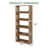 70.8" H Solid Wood Bookcase With 5-Tier Storage For Living Room, Home Office (Set Of 2)