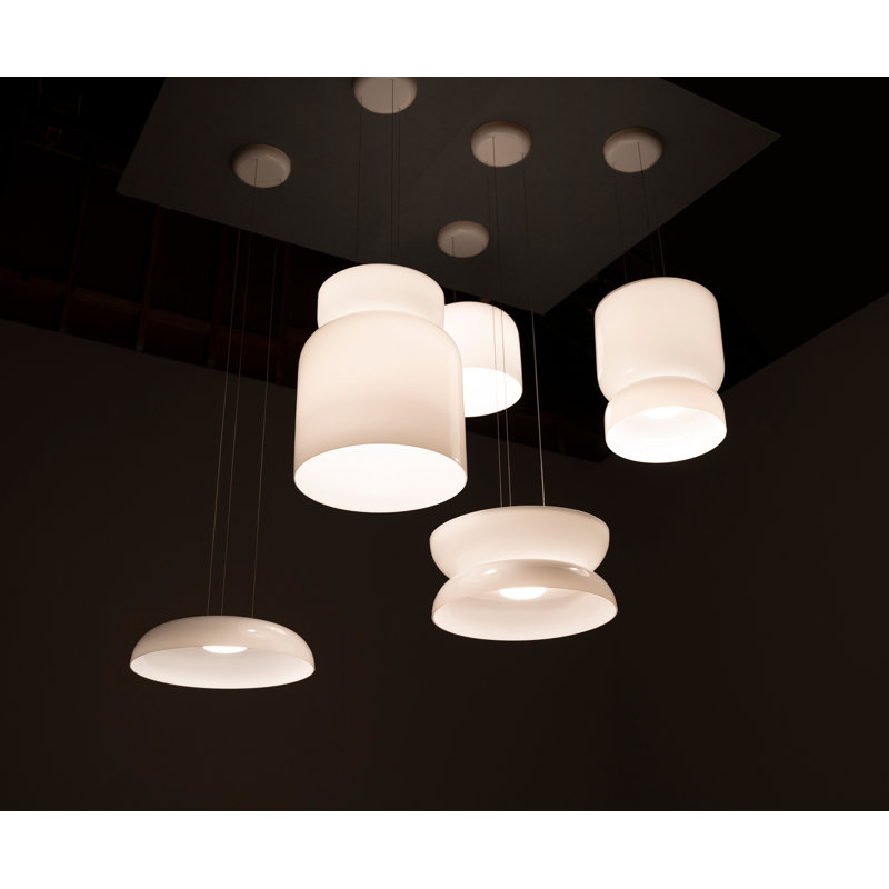 Luminaire suspendu géométrique à 2 lumières Totem