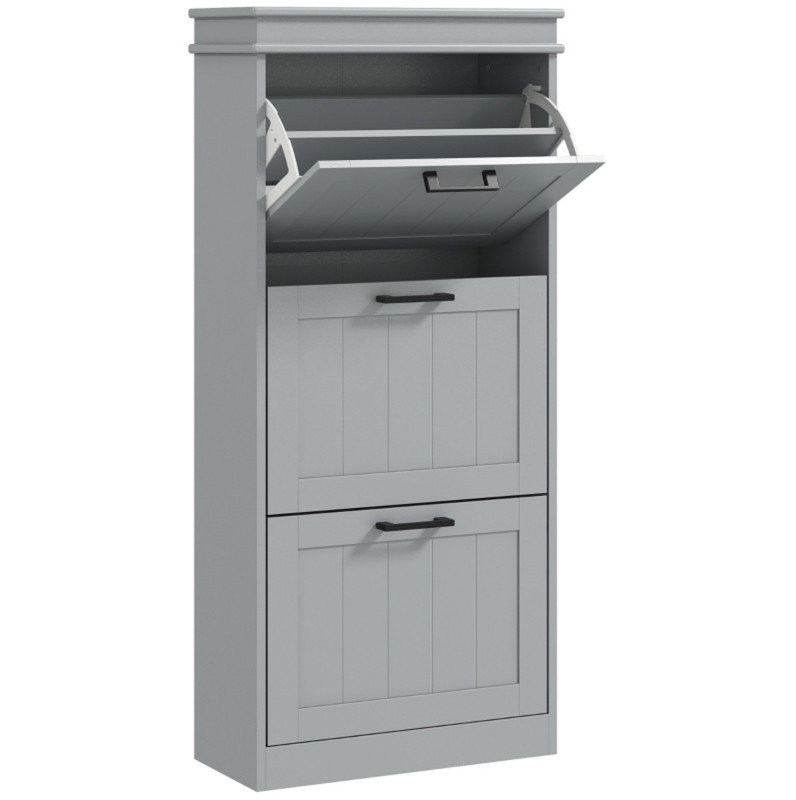 15 Pair Flip Down Shoe Storage